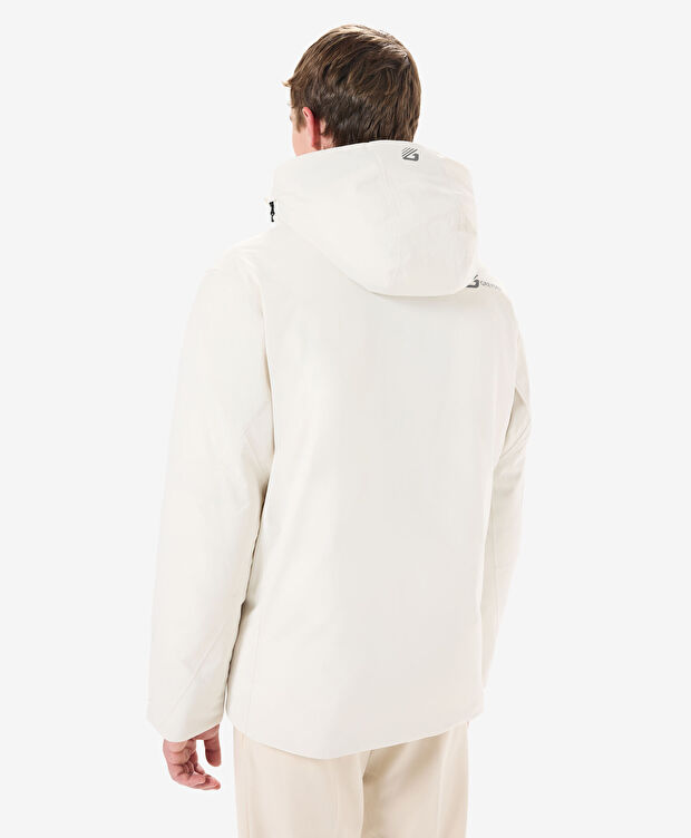 Erkek Ekru Su Geçirmez Kaz Tüyü Mont - 2