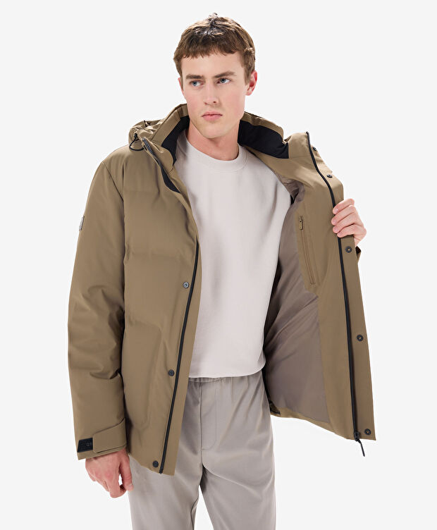 Erkek Kum Suya Dayanıklı Kaz Tüyü Mont - 5