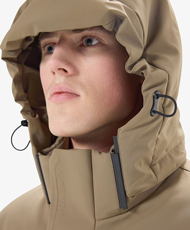 Erkek Kum Suya Dayanıklı Kaz Tüyü Mont - 7