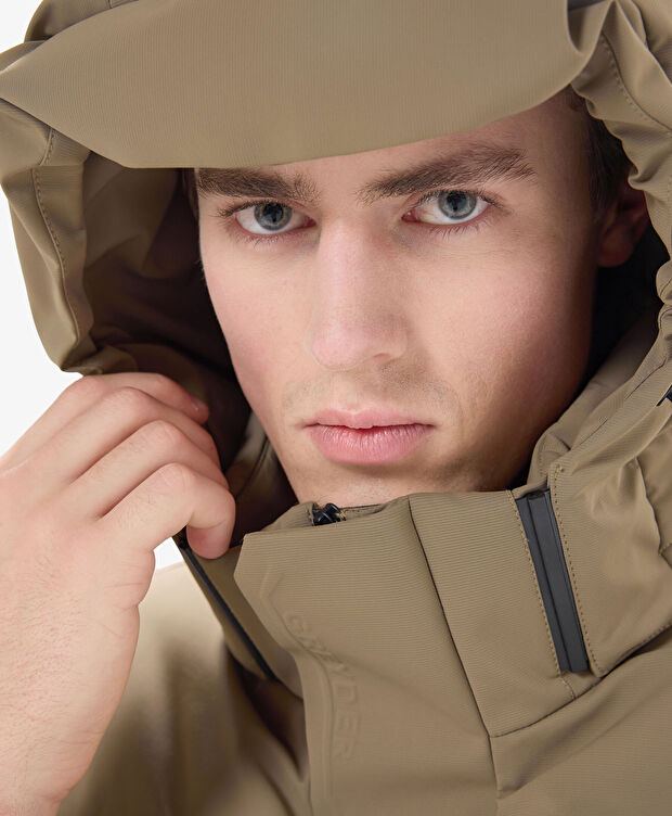 Erkek Kum Suya Dayanıklı Kaz Tüyü Mont - 8