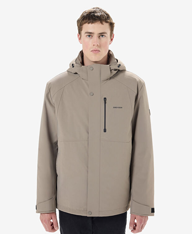 Erkek Vizon Su Geçirmez Kaz Tüyü Mont - 1