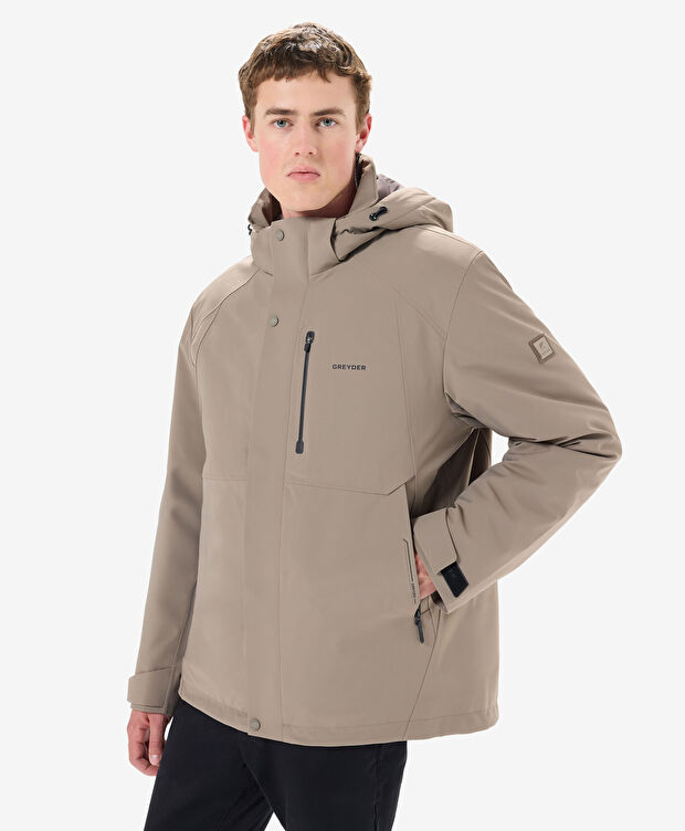 Erkek Vizon Su Geçirmez Kaz Tüyü Mont - 3