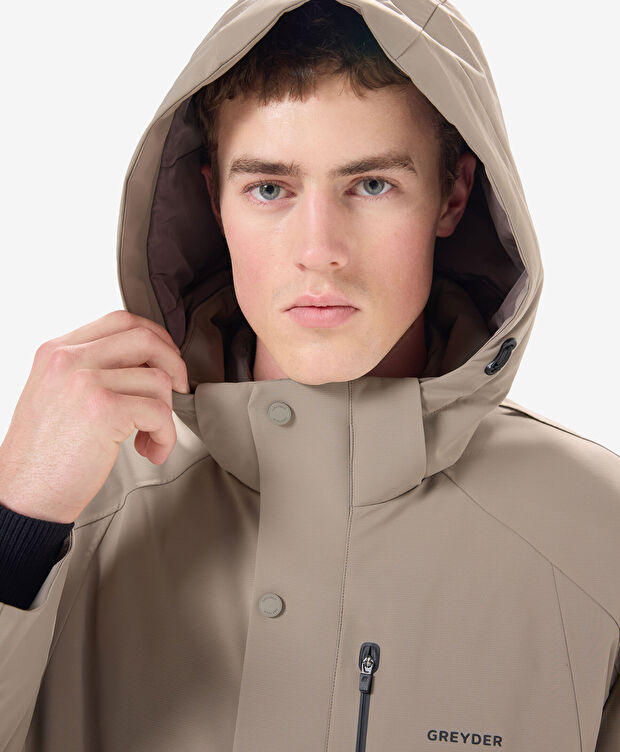 Erkek Vizon Su Geçirmez Kaz Tüyü Mont - 6