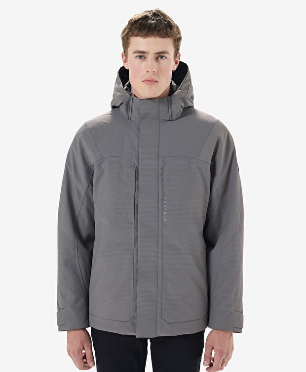 Erkek Antrasit Su Geçirmez Kaz Tüyü Mont - 1