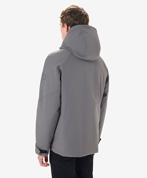 Erkek Antrasit Su Geçirmez Kaz Tüyü Mont - 2