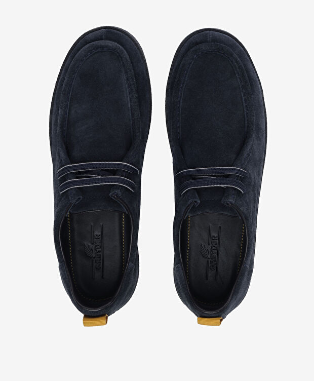 Erkek Lacivert Hakiki Deri Ayakkabı - 5