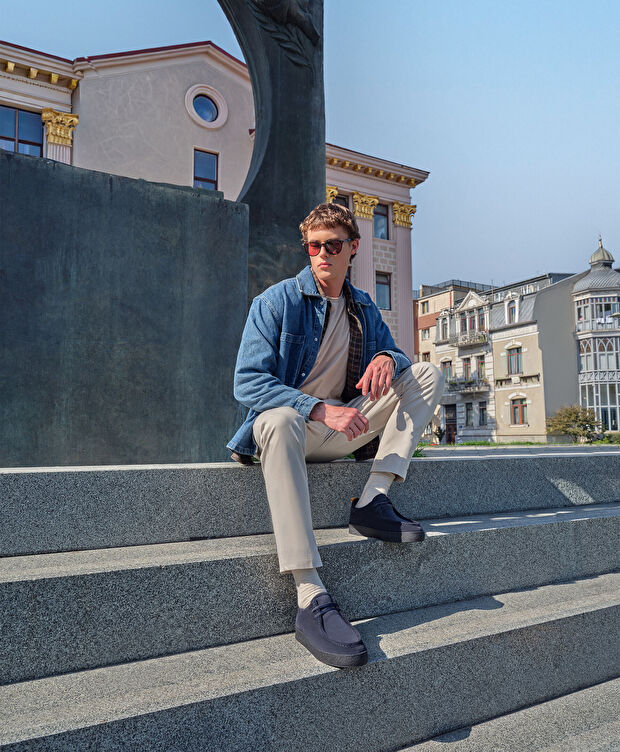 Erkek Lacivert Hakiki Deri Ayakkabı - 7