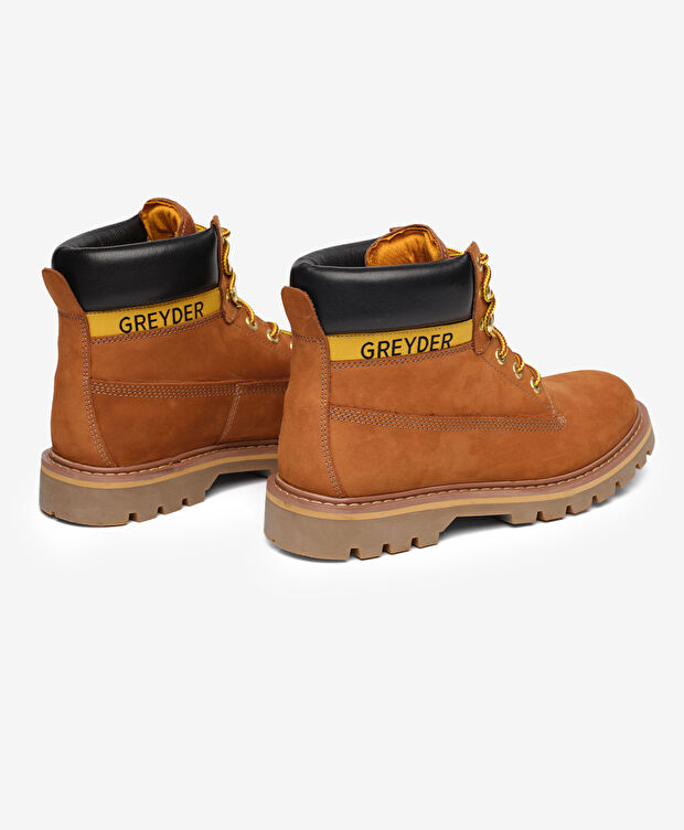 Erkek Taba Hakiki Deri Bot - 4