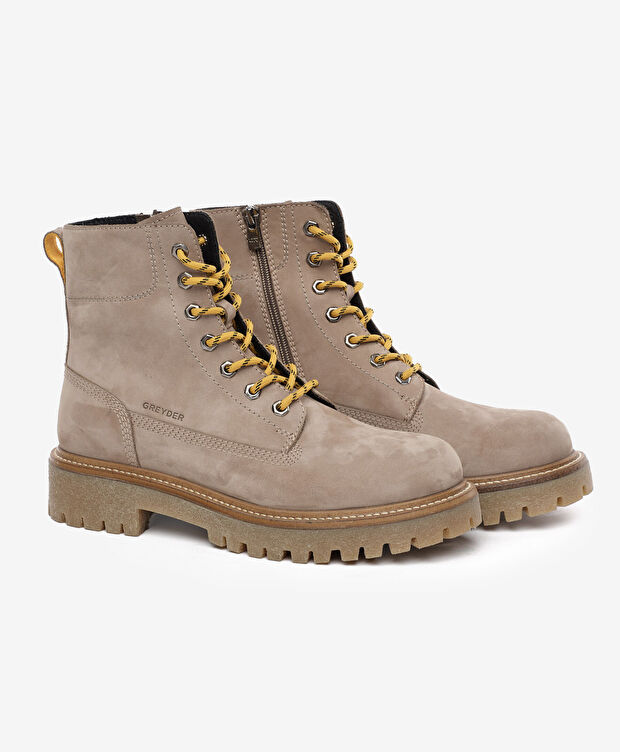 Erkek Vizon Hakiki Deri Military Bot - 3