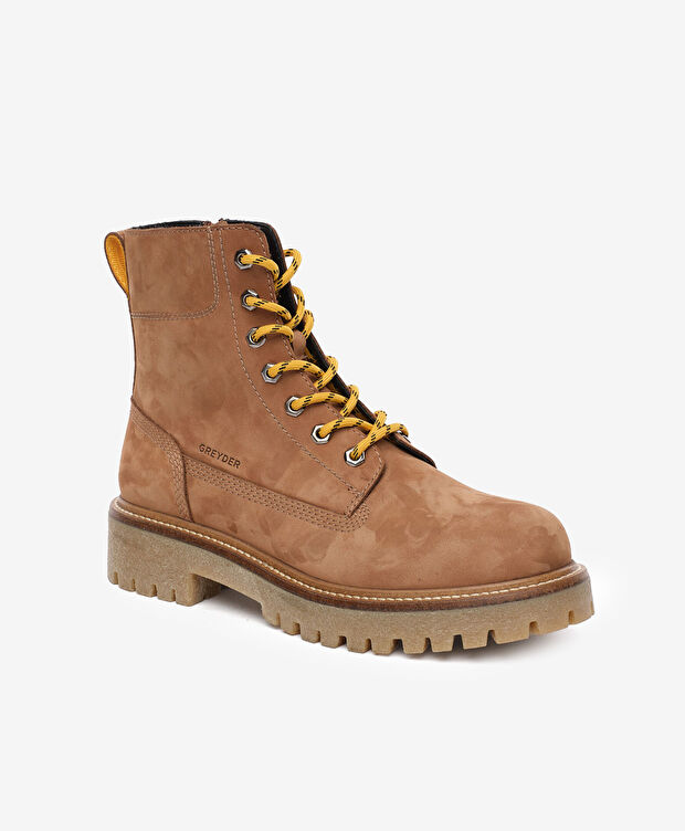 Erkek Taba Hakiki Deri Military Bot - 2