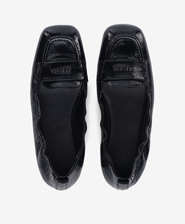 Kadın Siyah Hakiki Deri Babet - 5