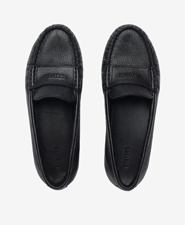 Kadın Siyah Hakiki Deri Comfort Ayakkabı - 5