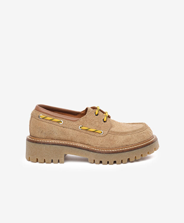 Kadın Bej Hakiki Deri Loafer Ayakkabı - 1