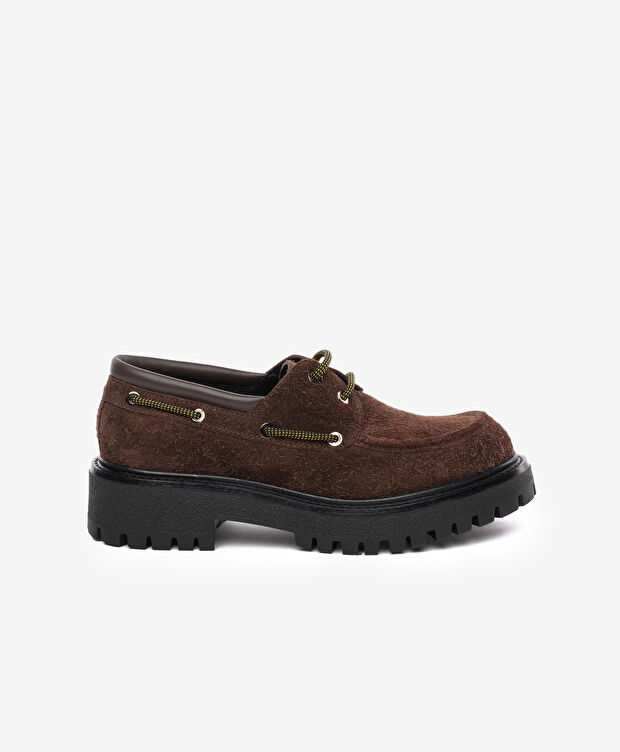 Kadın Kahverengi Hakiki Deri Loafer Ayakkabı - 1