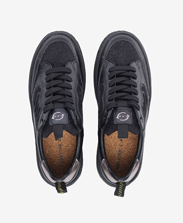 Greyder LAB Kadın Siyah Sneaker Ayakkabı - 5