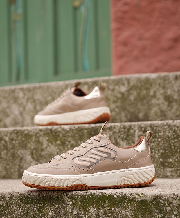 Greyder LAB Kadın Kum Sneaker Ayakkabı - 7
