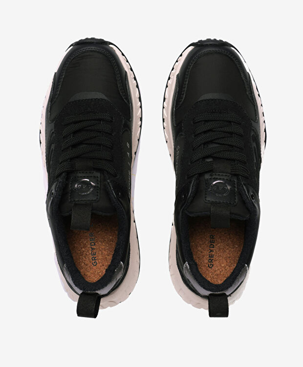 Greyder LAB Kadın Siyah Hakiki Deri Spor Ayakkabı - 5
