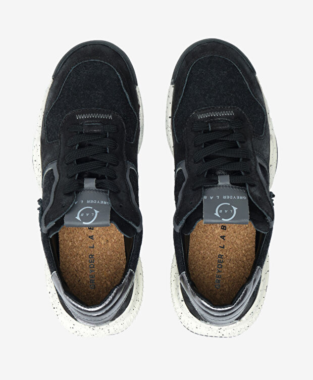 Greyder LAB Kadın Siyah Hakiki Deri Spor Ayakkabı - 5