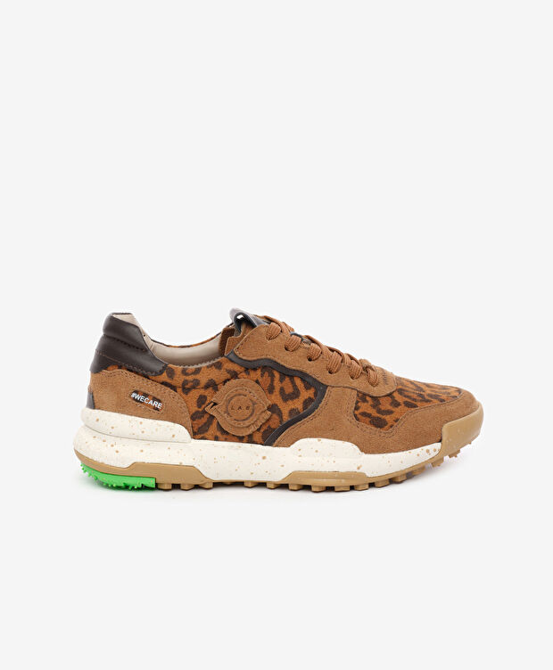 Greyder LAB Kadın Leopar Hakiki Deri Spor Ayakkabı - 1