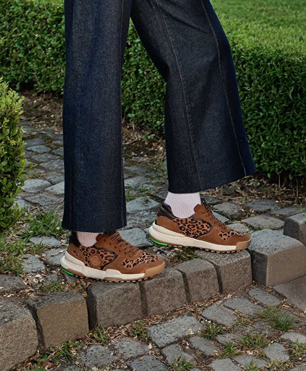 Greyder LAB Kadın Leopar Hakiki Deri Spor Ayakkabı - 7