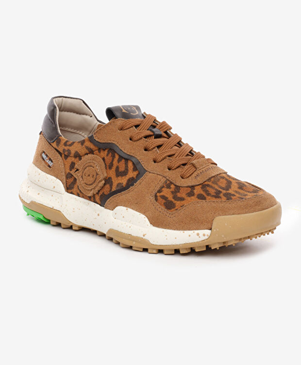 Greyder LAB Kadın Leopar Hakiki Deri Spor Ayakkabı - 2