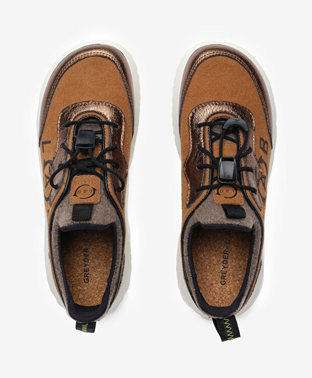 Greyder LAB Kadın Taba Hakiki Deri Spor Ayakkabı - 5