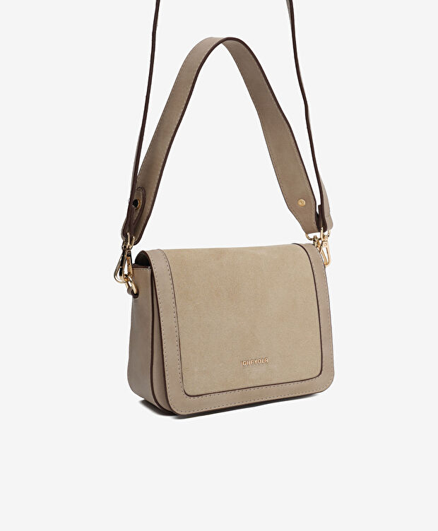 Kadın Vizon Hakiki Deri Çapraz Çanta - 5