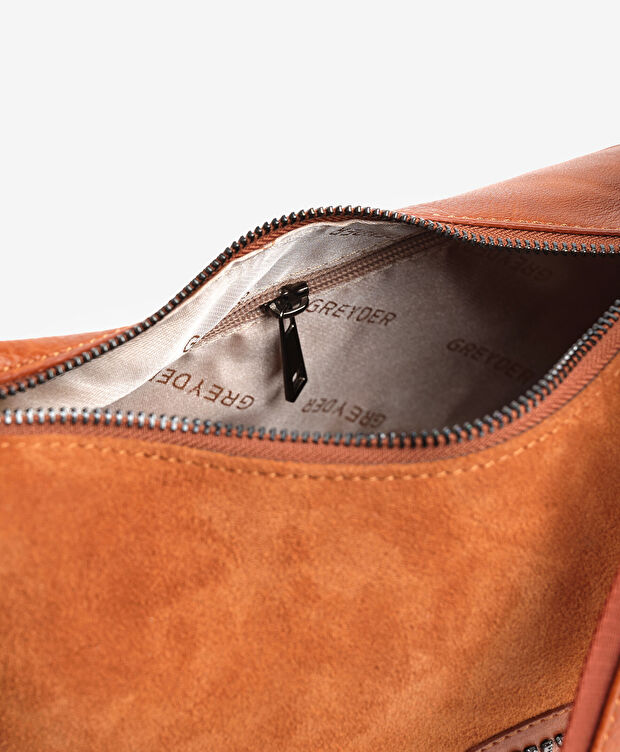 Kadın Taba Hakiki Deri Omuz Çantası - 4