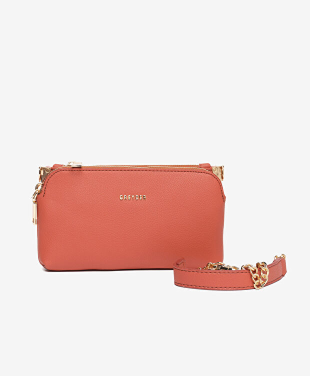 Kadın Turuncu Çapraz Çanta - 3