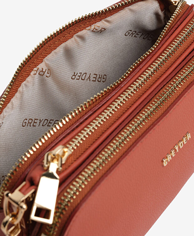 Kadın Turuncu Çapraz Çanta - 5