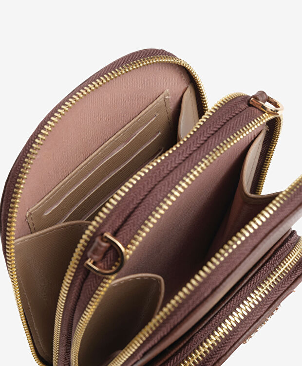 Kadın Kahverengi Çapraz Çanta - 5