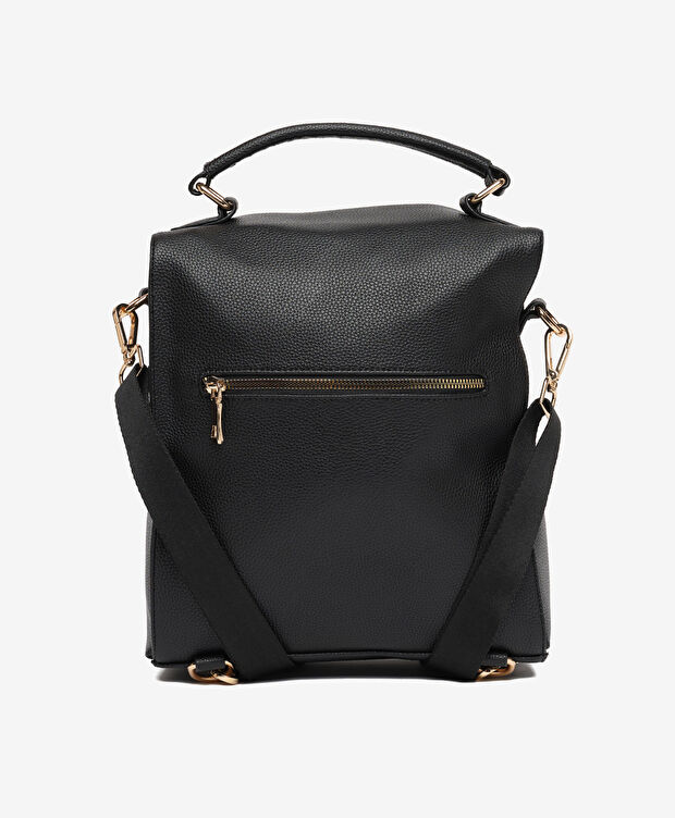 Kadın Siyah Sırt Çantası - 4