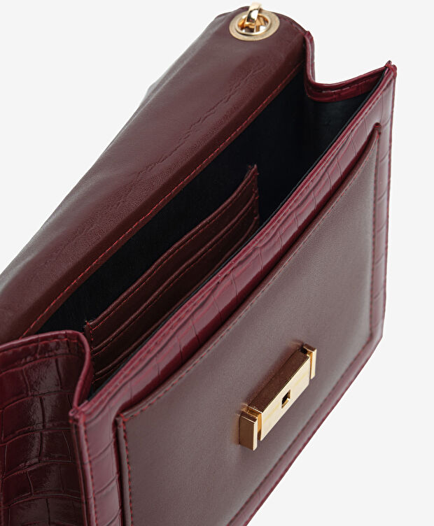 Kadın Bordo Çapraz Çanta - 5