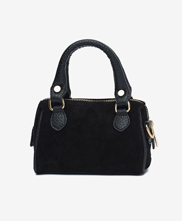 Kadın Siyah Hakiki Deri Çapraz Çanta - 3