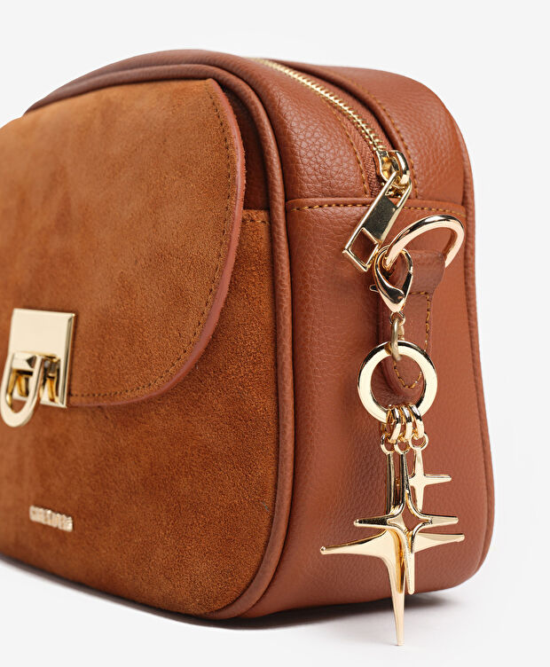 Kadın Taba Hakiki Deri Çapraz Çanta - 5