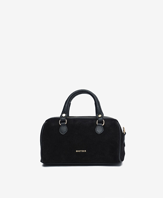 Kadın Siyah Hakiki Deri Çapraz Çanta - 1