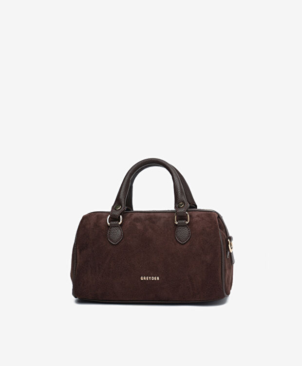 Kadın Kahverengi Hakiki Deri Çapraz Çanta - 1