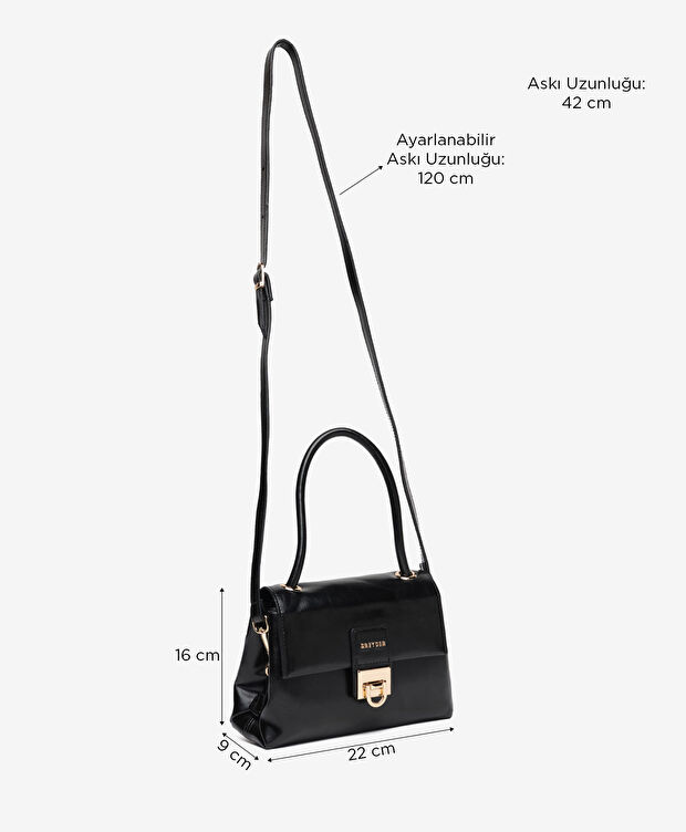 Kadın Siyah Çapraz Çanta - 2