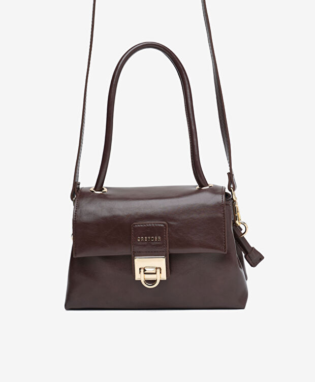 Kadın Kahverengi Çapraz Çanta - 6