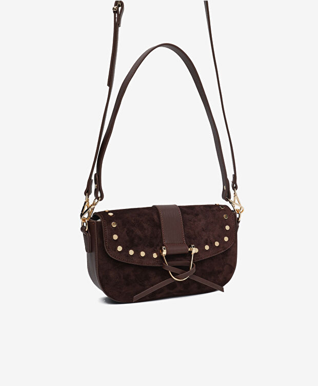 Kadın Kahverengi Çapraz Çanta - 5