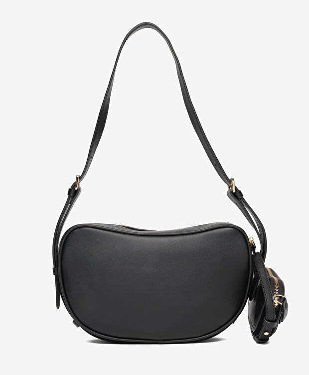 Kadın Siyah Hakiki Deri Çapraz Çanta - 3