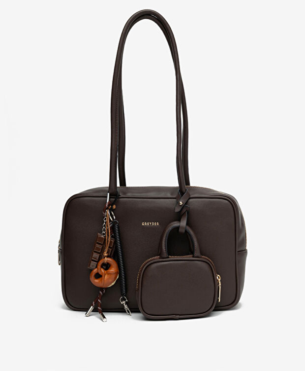 Kadın Kahverengi Omuz Çantası - 1