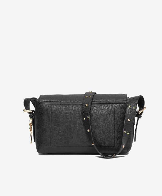 Kadın Siyah Hakiki Deri Çapraz Çanta - 3