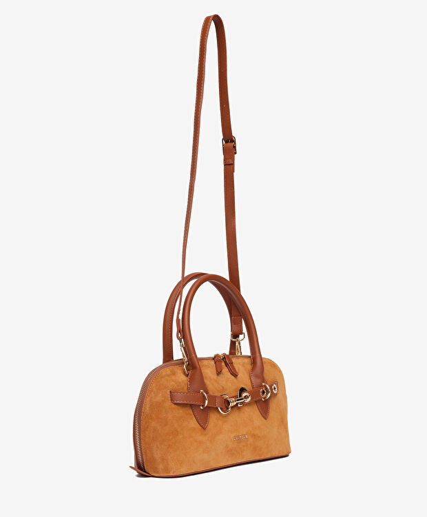 Kadın Taba Hakiki Deri Çapraz Çanta - 6