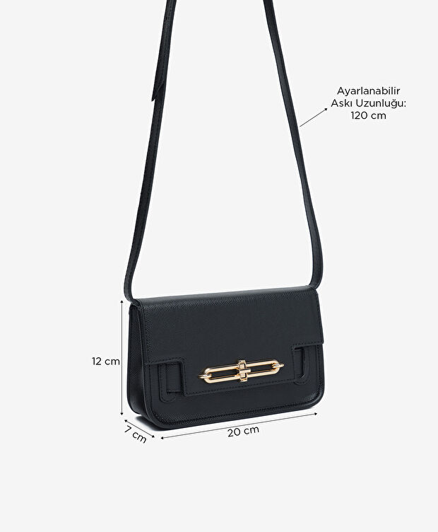 Kadın Siyah Çapraz Çanta - 2
