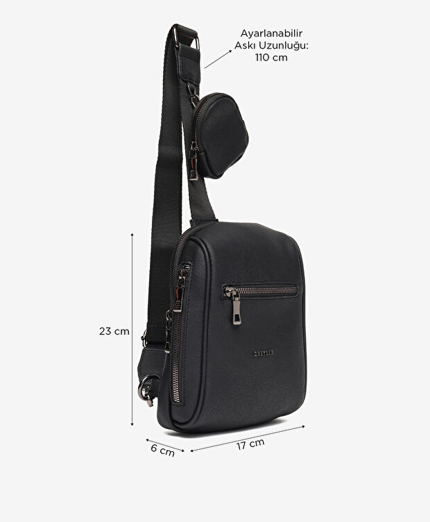 Kadın Siyah Çapraz Çanta - 2