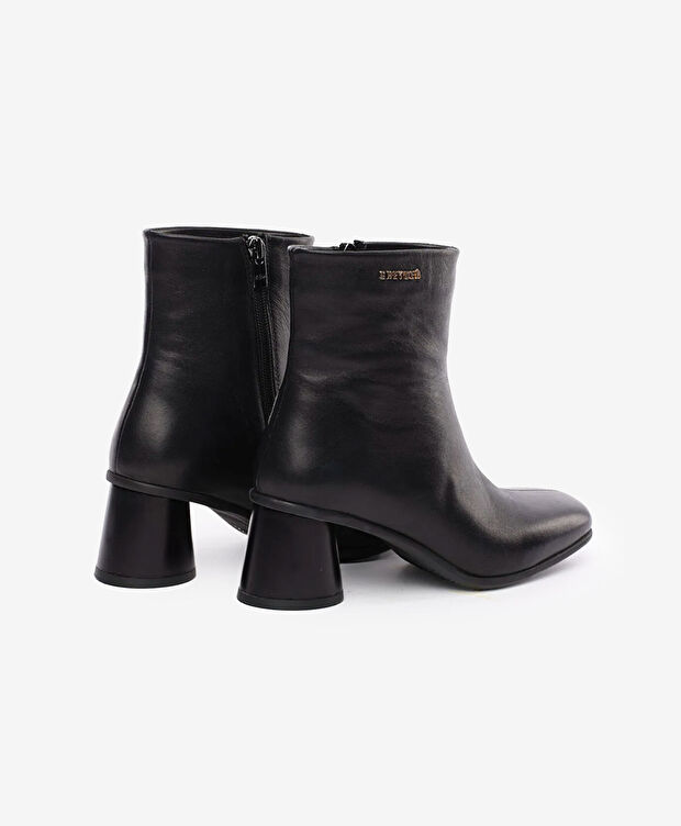 Kadın Siyah Hakiki Deri Bot - 4