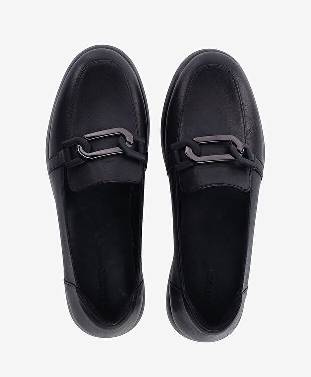 Kadın Siyah Hakiki Deri Comfort Ayakkabı - 5