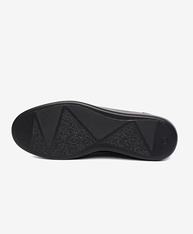 Kadın Siyah Hakiki Deri Comfort Ayakkabı - 6