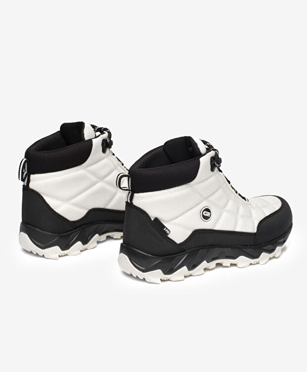 Kadın Beyaz Siyah Su Geçirmez Outdoor Bot - 4